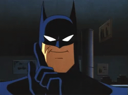 Batman saying no